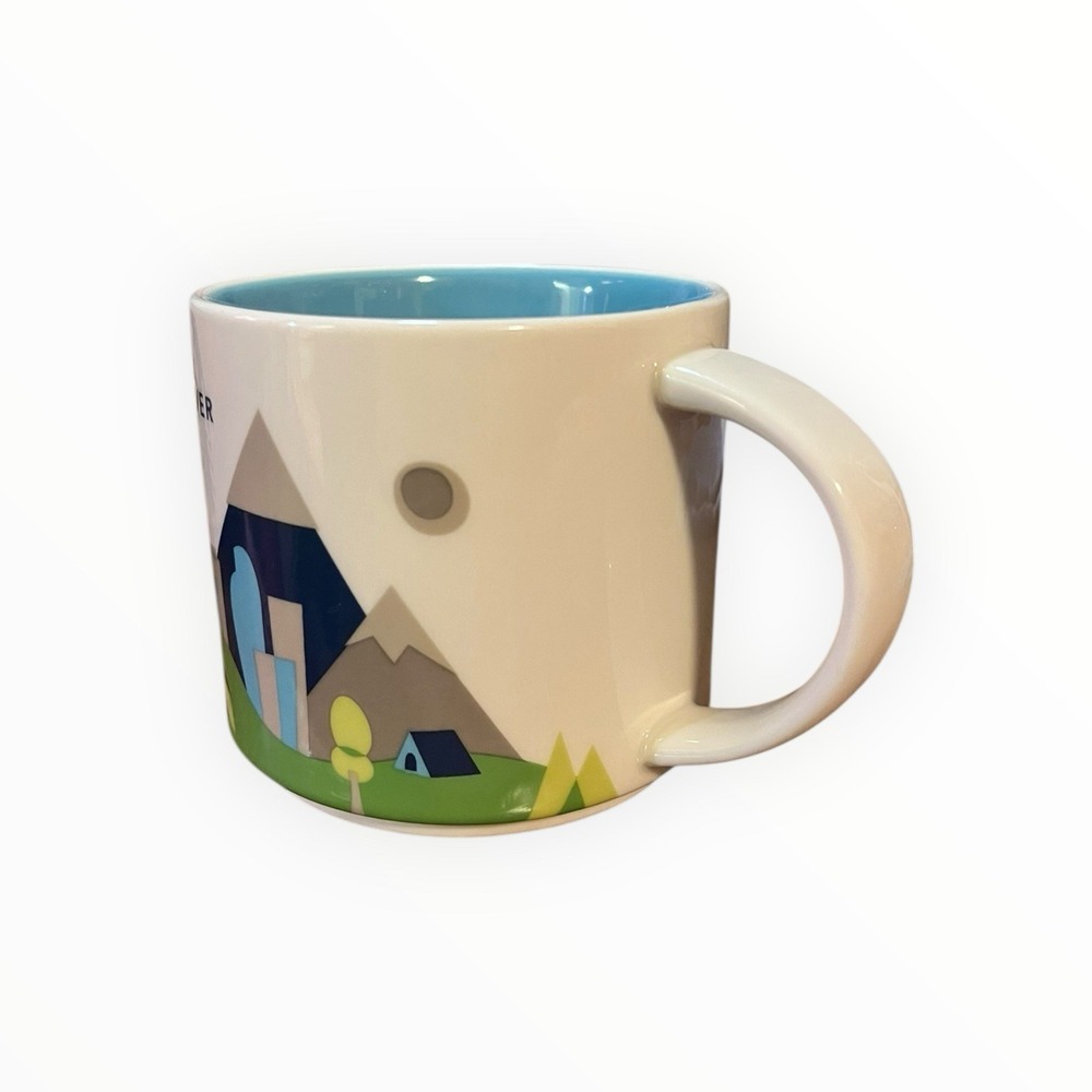 Starbucks You Are Here Collection DENVER Coffee Mug Cup 2014 14oz NWT in Box - Picture 3 of 8